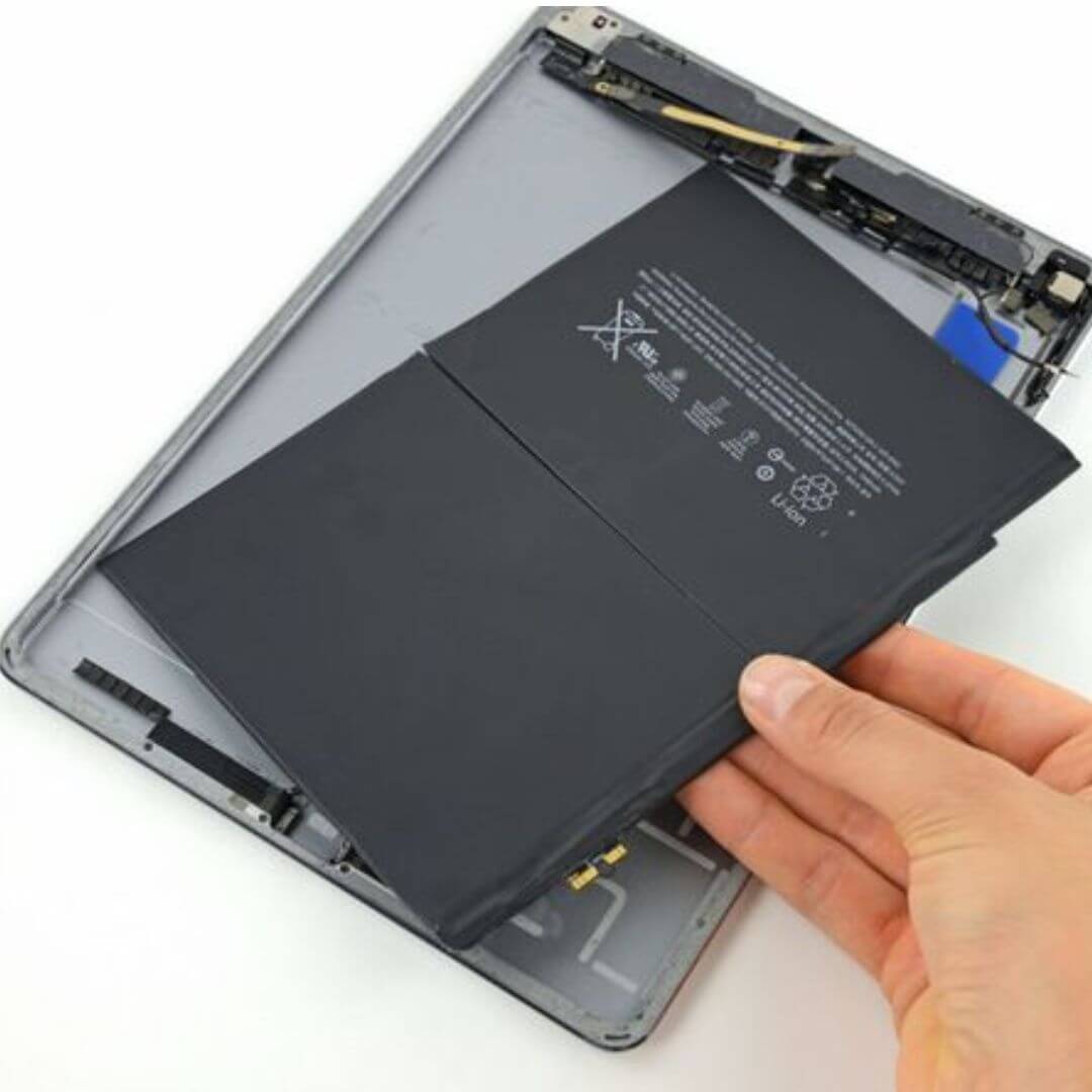 After: replaced tablet battery